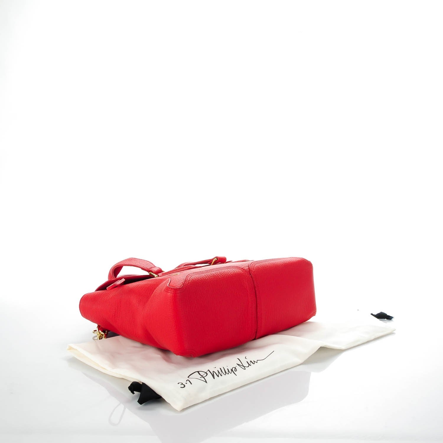 3.1 Phillip Lim 3.1 Textured Calfskin Medium Pashli Satchel Red 4 of 7