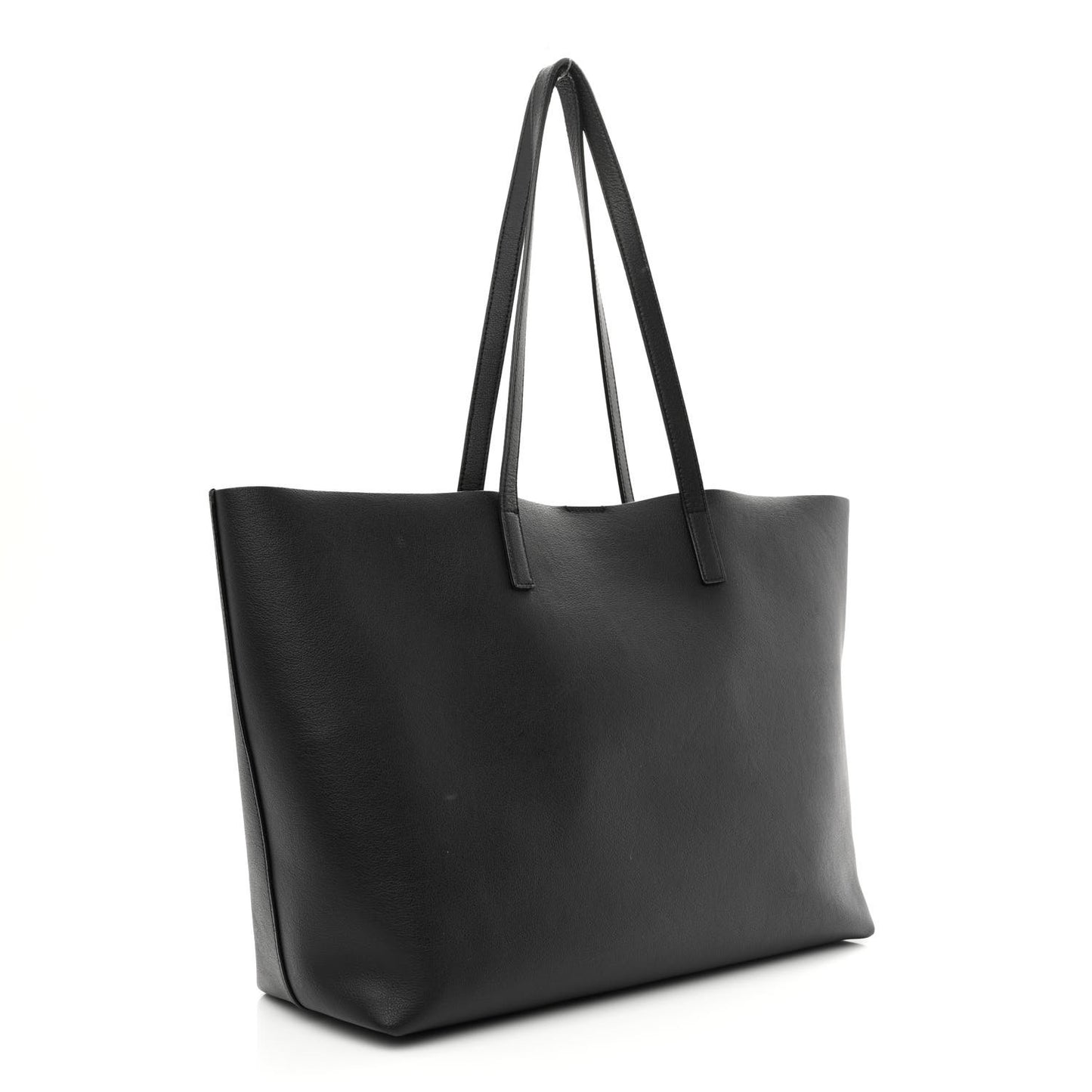 Calfskin Large Shopping Tote Black