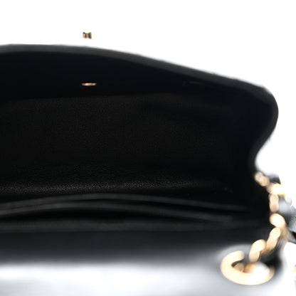 Chanel Lambskin Quilted Mini Square Flap Black 5 of 11