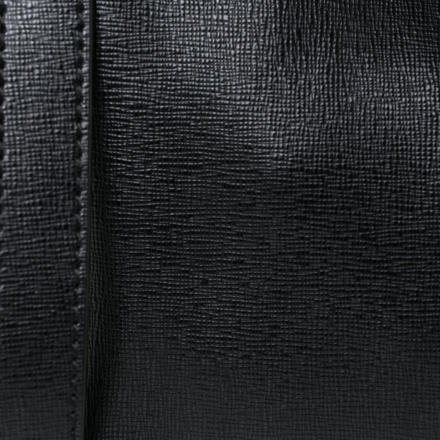 Saffiano Calfskin Palazzo Duffle Bag Black