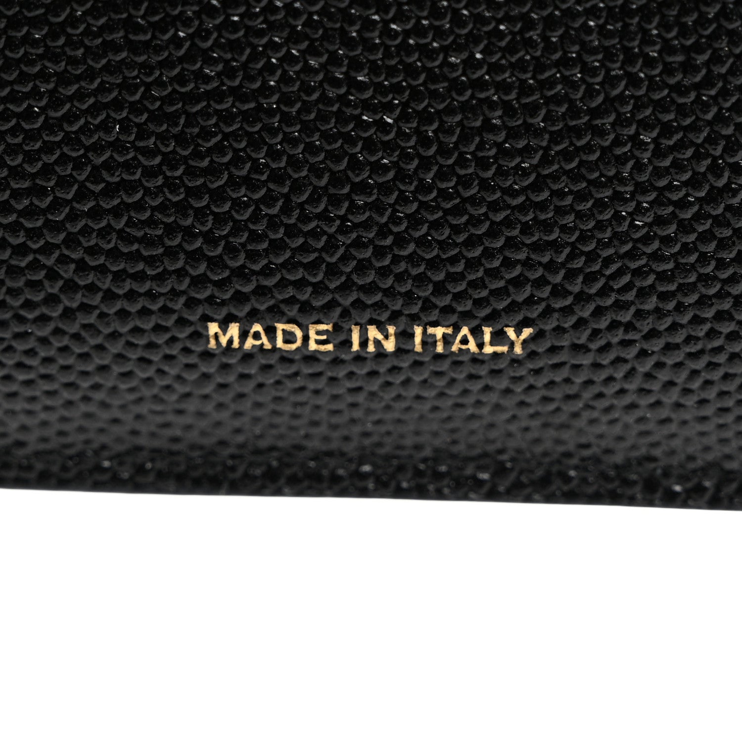 Saint Laurent Grain De Poudre Monogram Bi-Fold Wallet Black 6 of 8