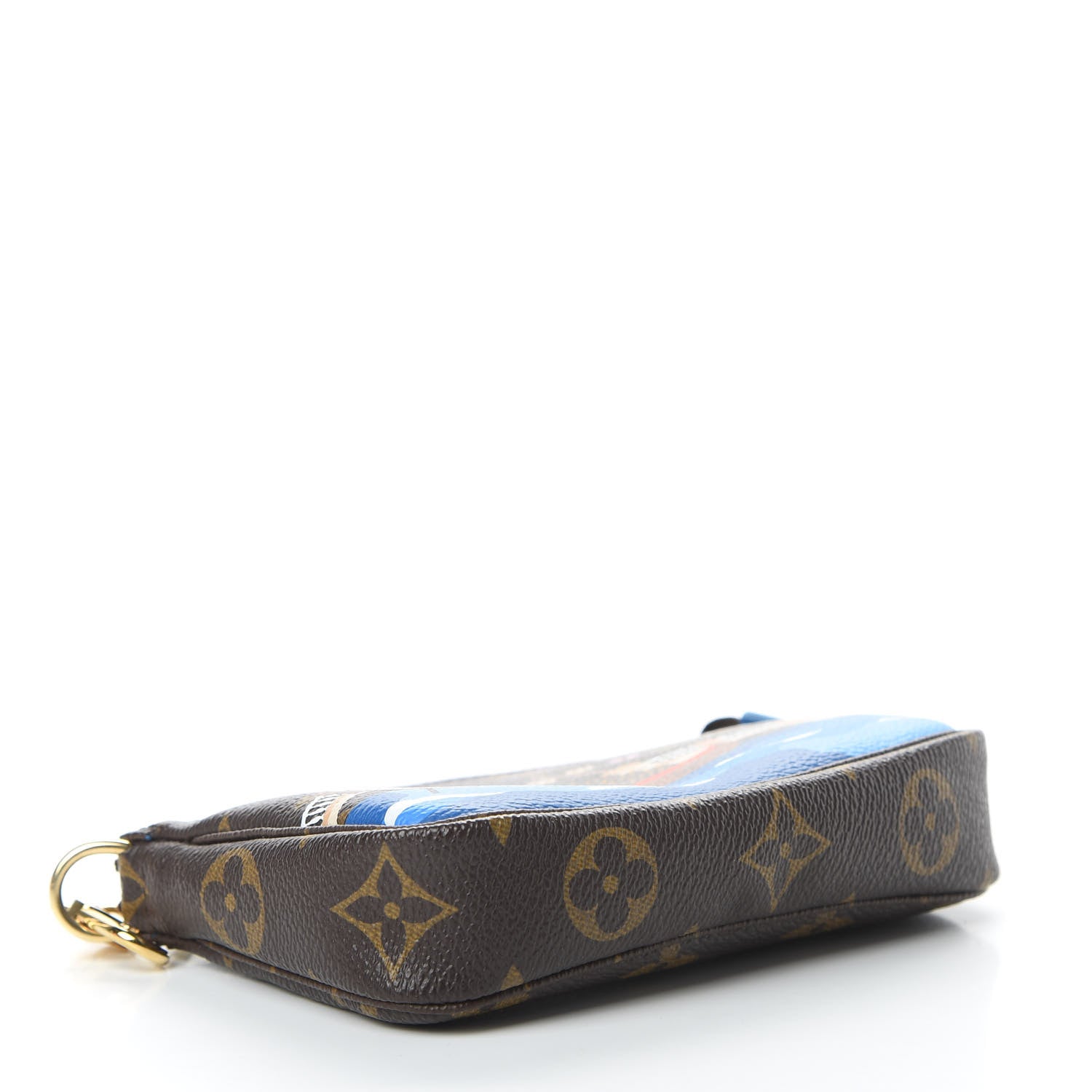 Louis Vuitton Monogram 2019 Christmas Animation Mini Venice Pochette Accessories Blue 4 of 8