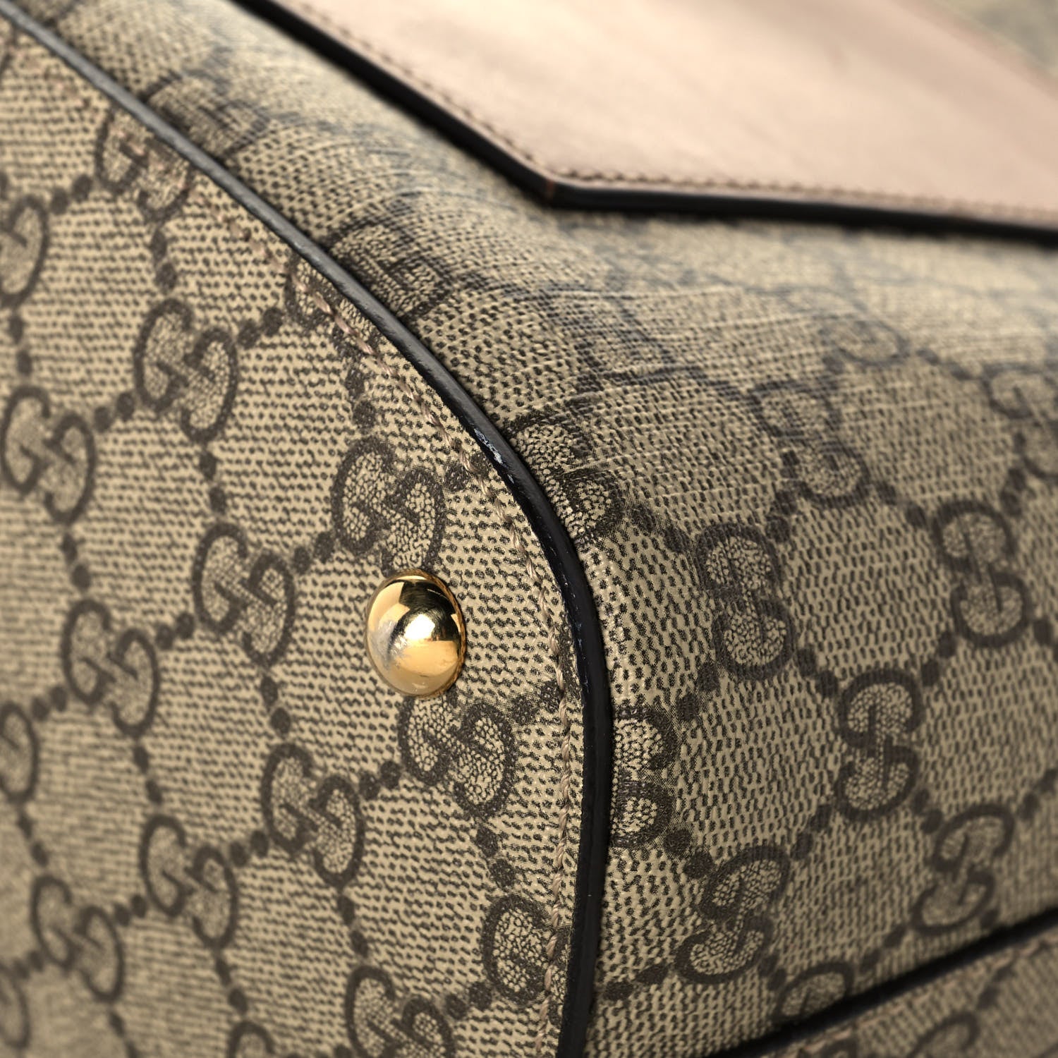 Gucci GG Supreme Monogram Linea A Hobo Brown 12 of 16