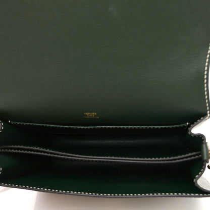 Hermes Evercolor Sac Roulis 23 Vert Titien 4 of 11