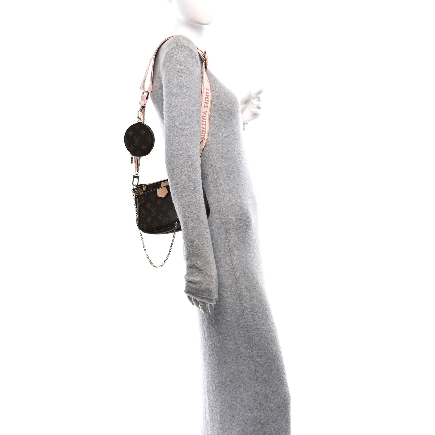 Monogram Multi Pochette Accessories Rose Clair
