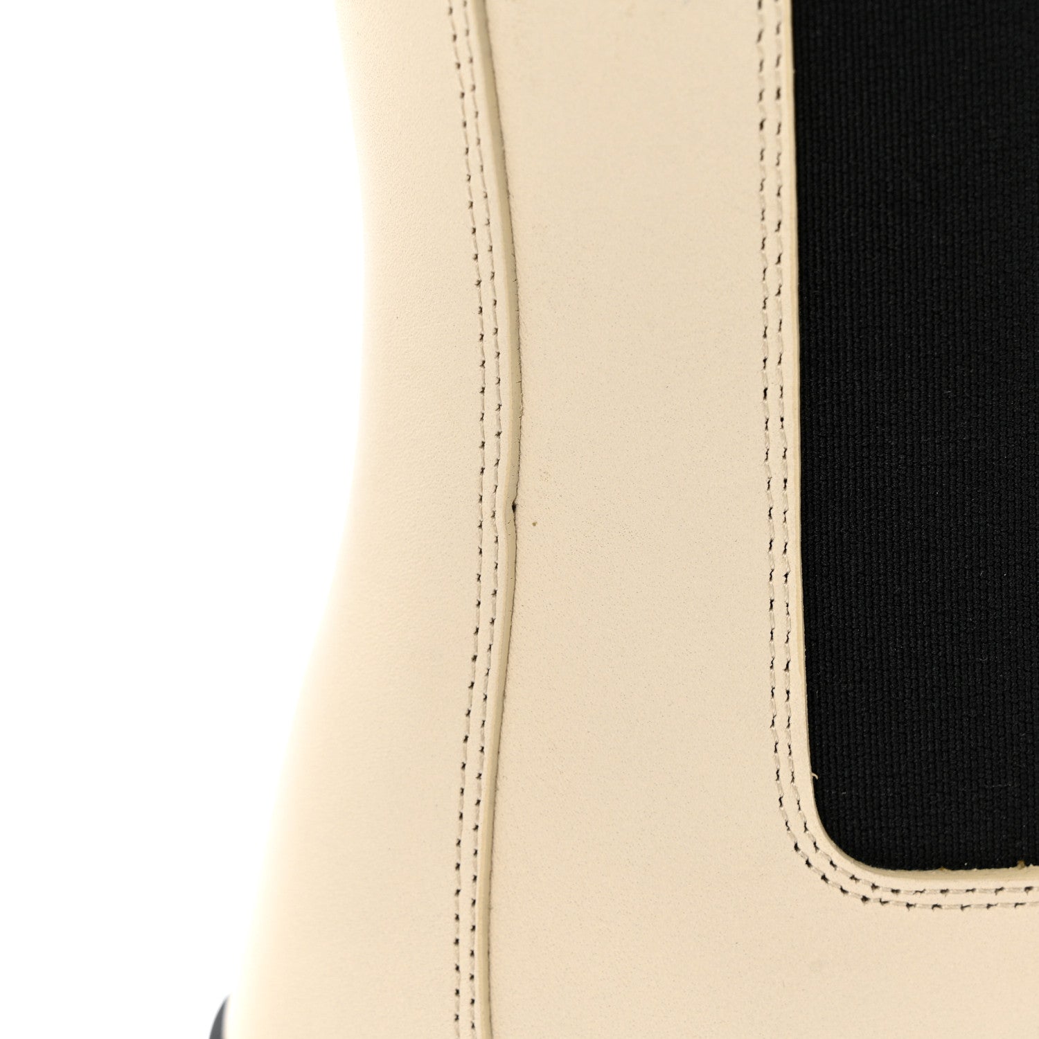 Bottega Veneta Calfskin The Tire Chelsea Boots 38 Sea Salt Black 10 of 13