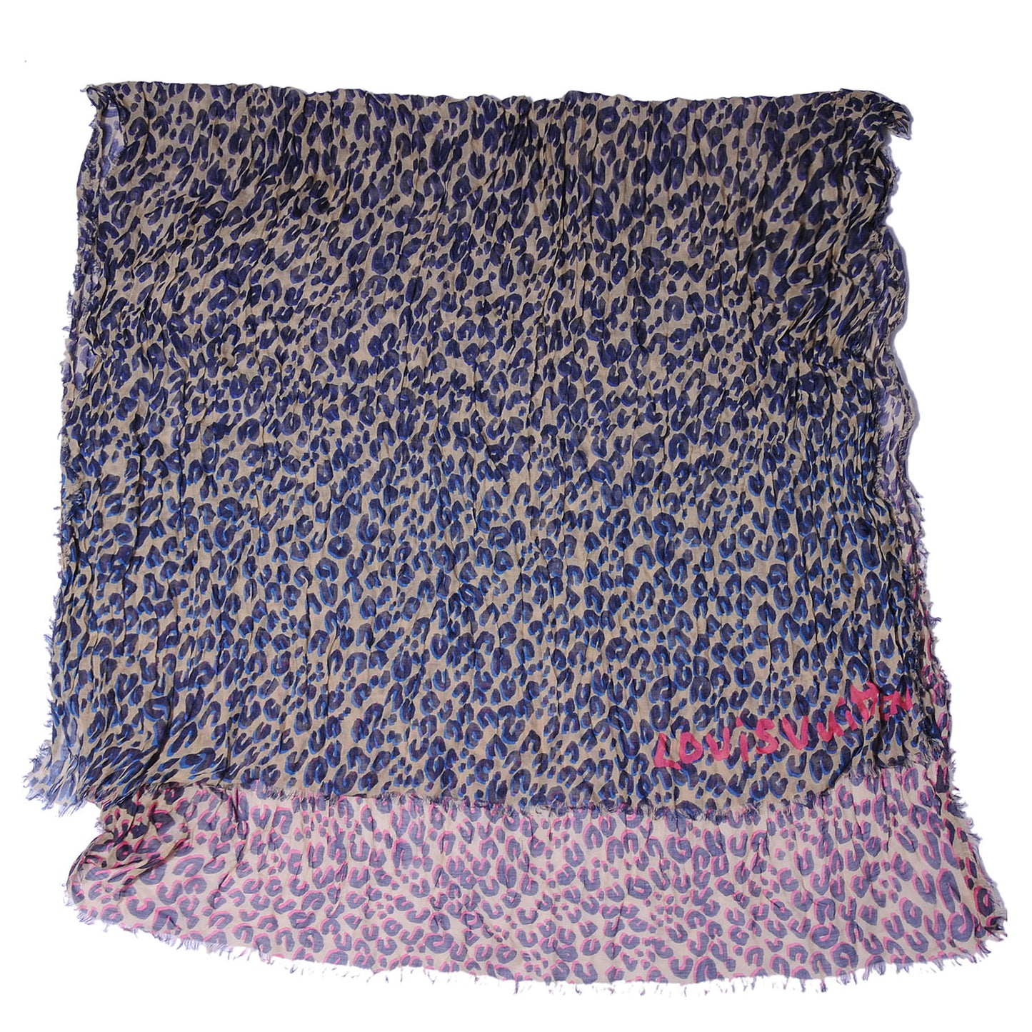 Cashmere Silk Leo Pop Stole Corail