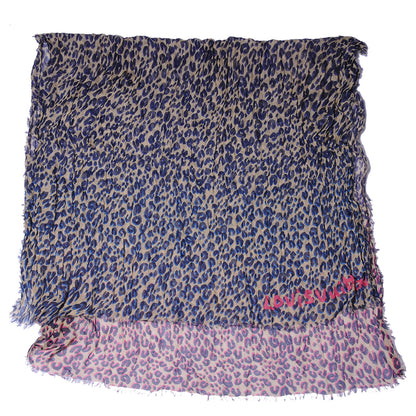 Louis Vuitton Cashmere Silk Leo Pop Stole Corail 3 of 5