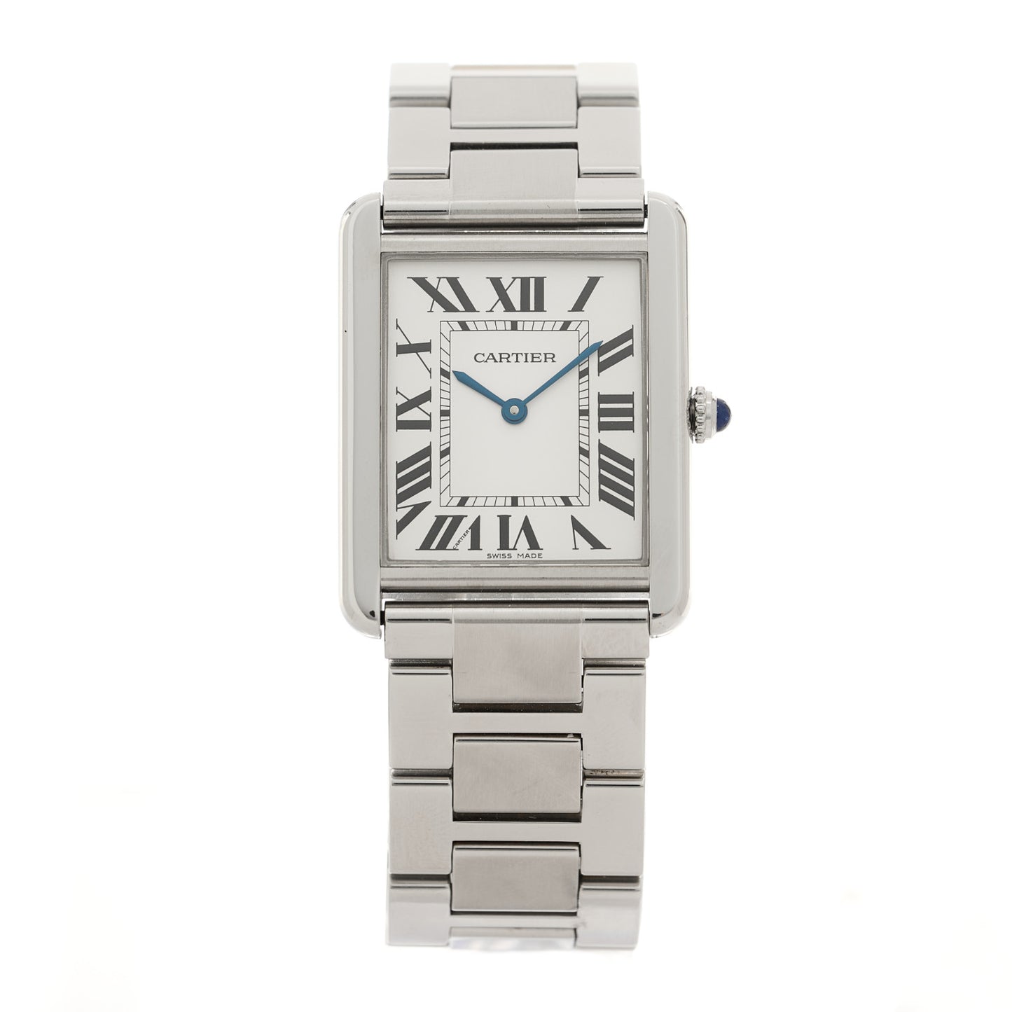Stainless Steel 27mm Tank Solo Quartz Watch