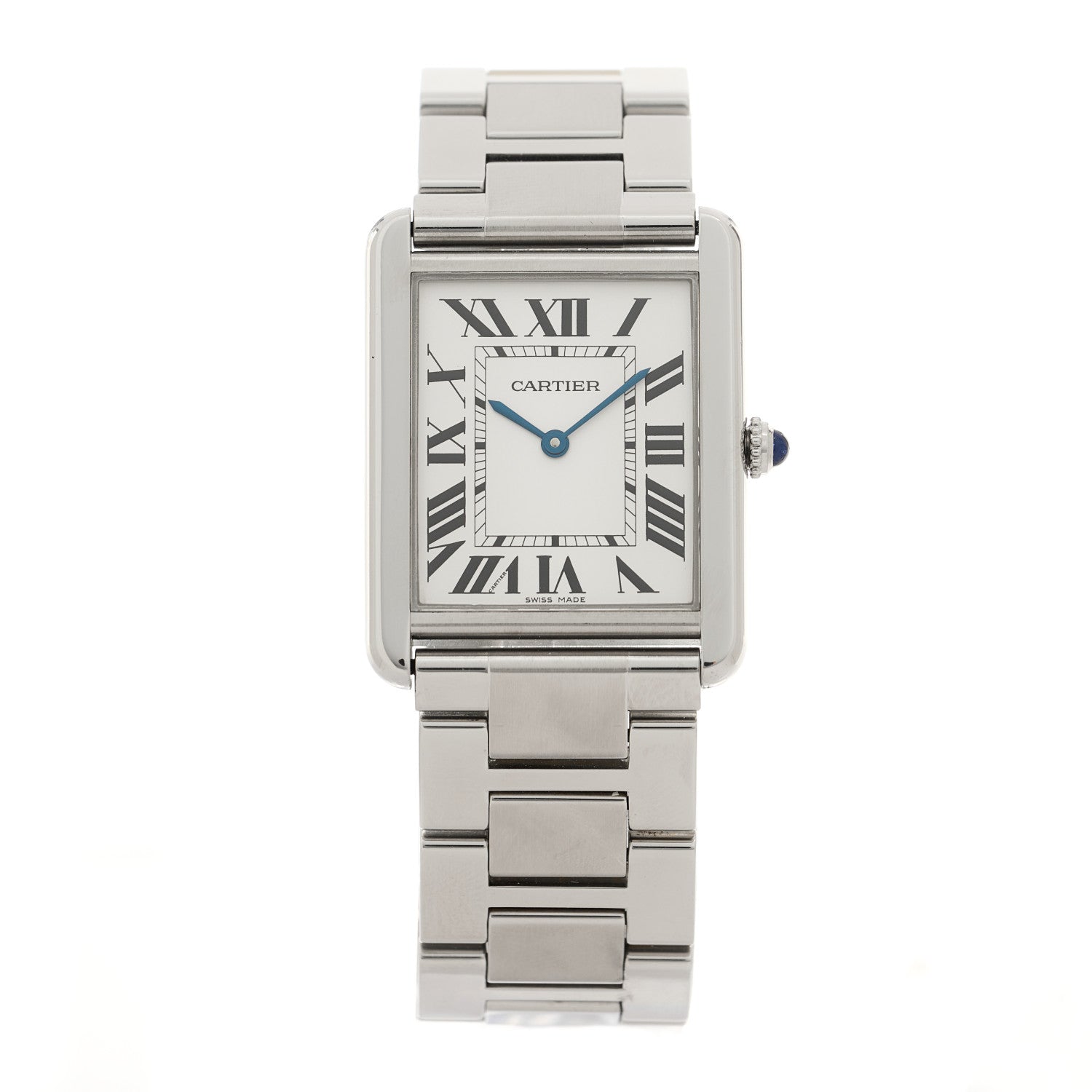 Cartier Stainless Steel 27mm Tank Solo Quartz Watch 1 of 5