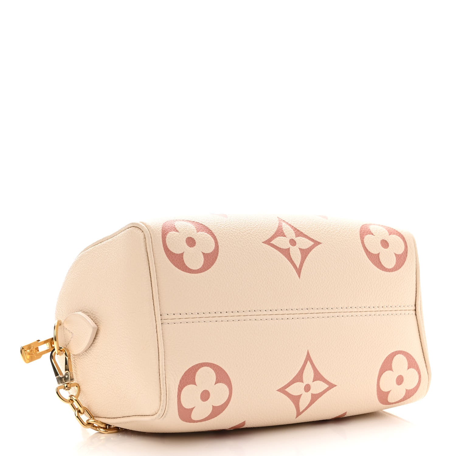 Louis Vuitton Empreinte Monogram Giant Speedy Bandouliere 20 Creme Rose Trianon 4 of 11