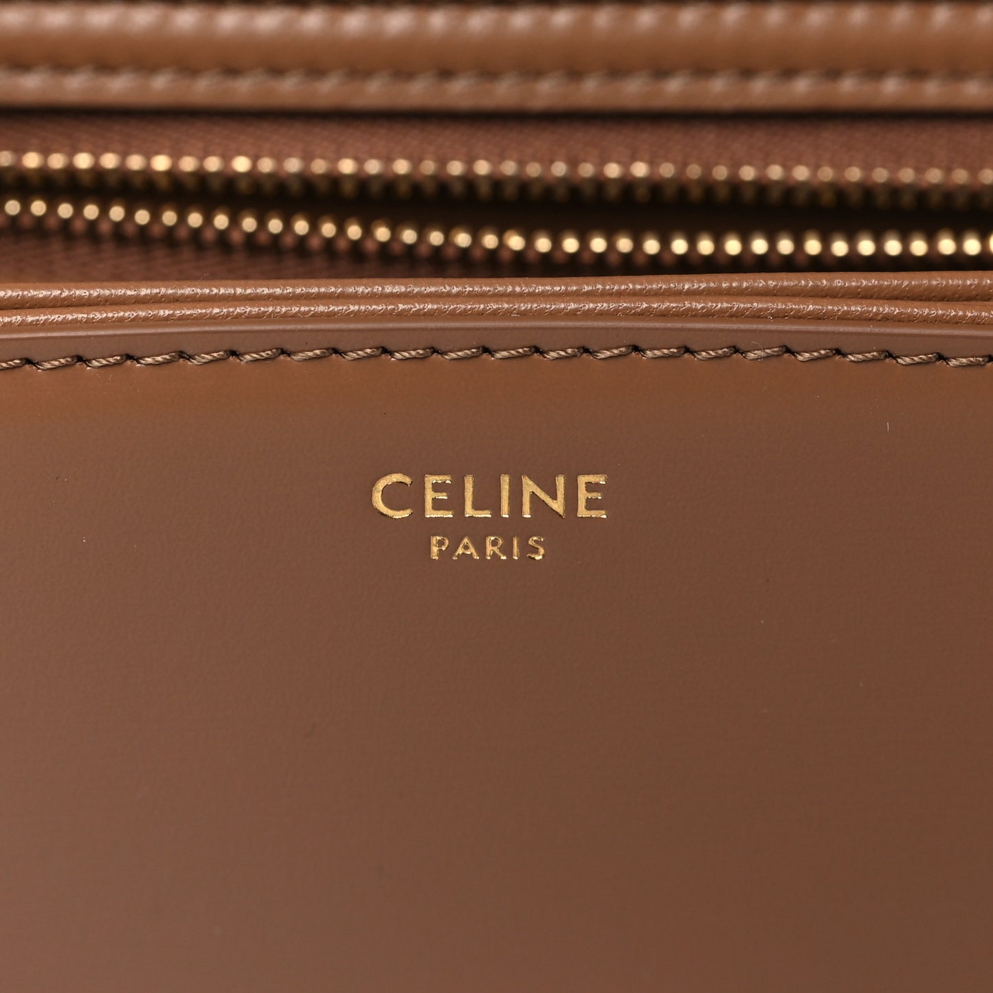 Shiny Calfskin Teen Triomphe Bronze