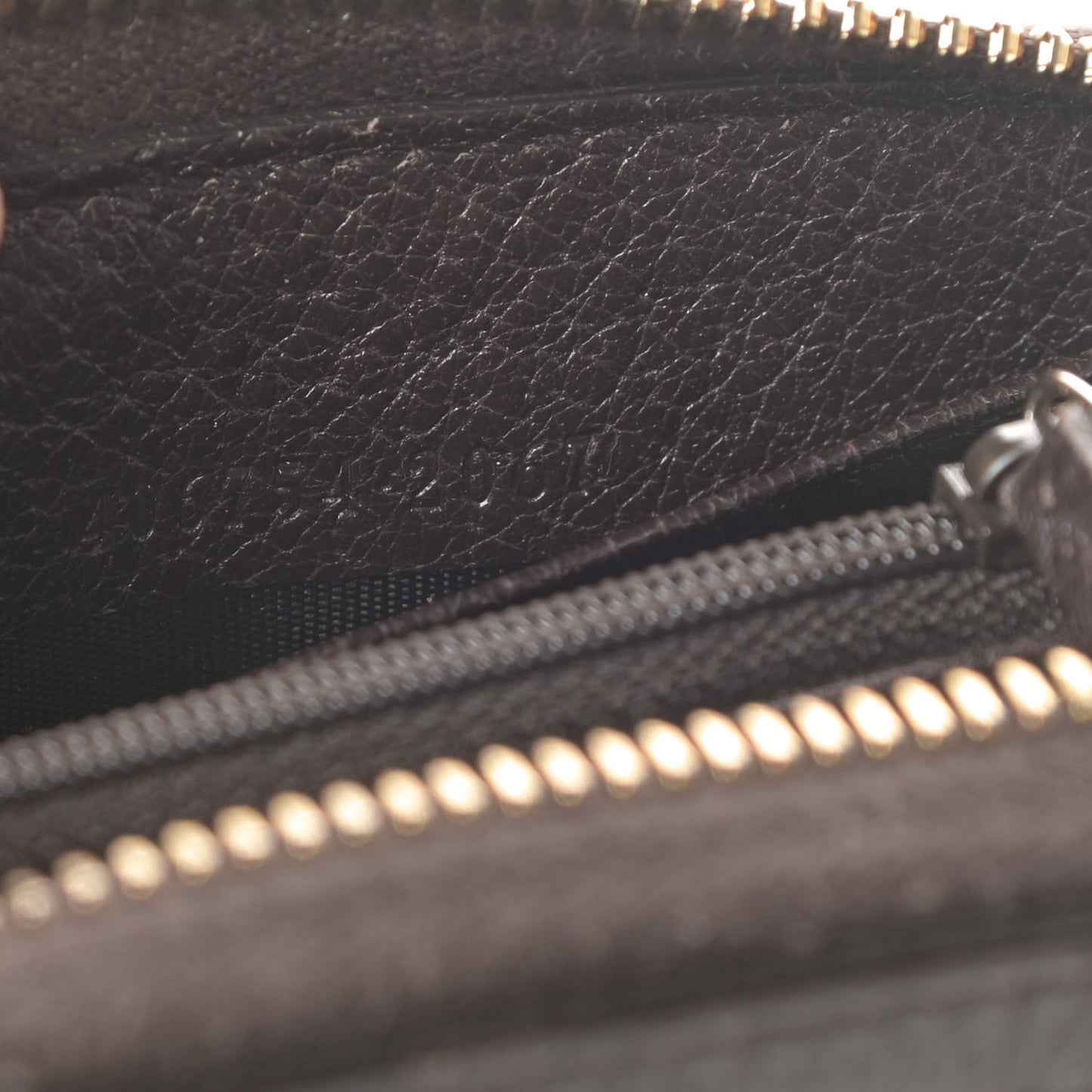 Monogram Web Rania Bee Star Zip Around Wallet Dark Brown