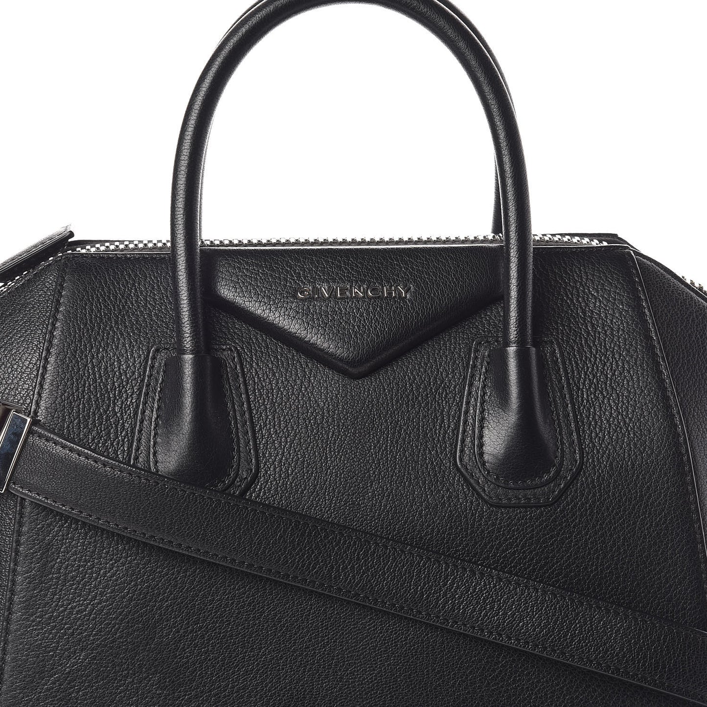 Sugar Goatskin Small Antigona Black