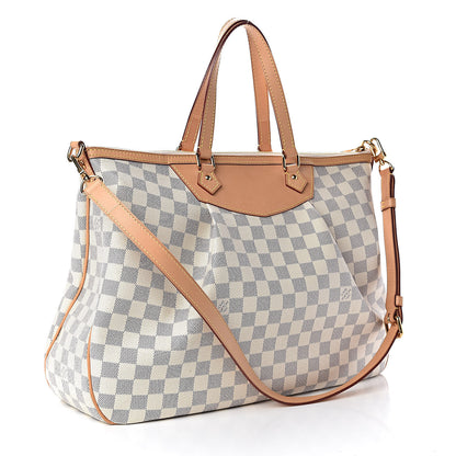 Louis Vuitton Damier Azur Siracusa GM 3 of 10