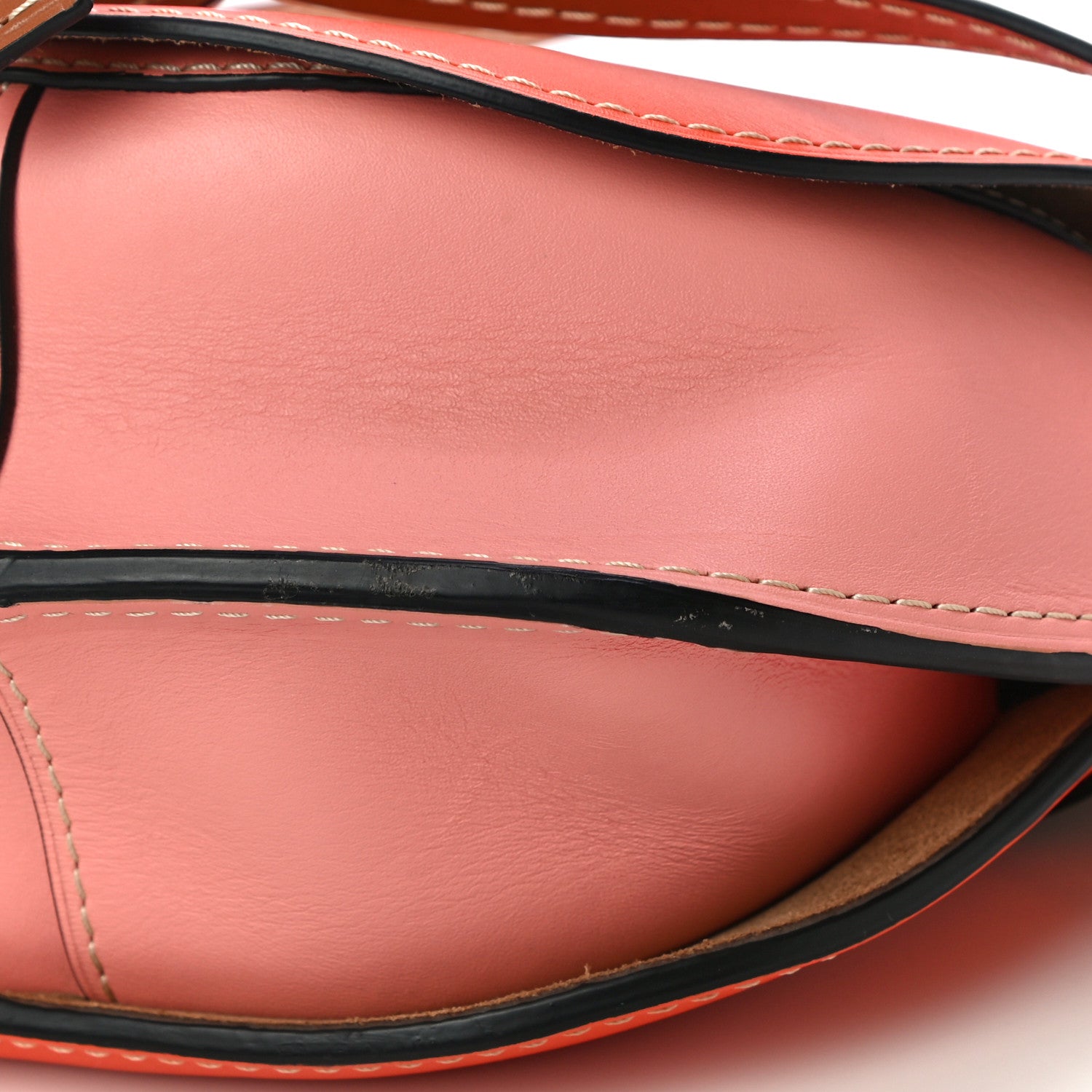 Loewe Calfskin Small Gate Crossbody Bag Orange Blossom 9 of 16