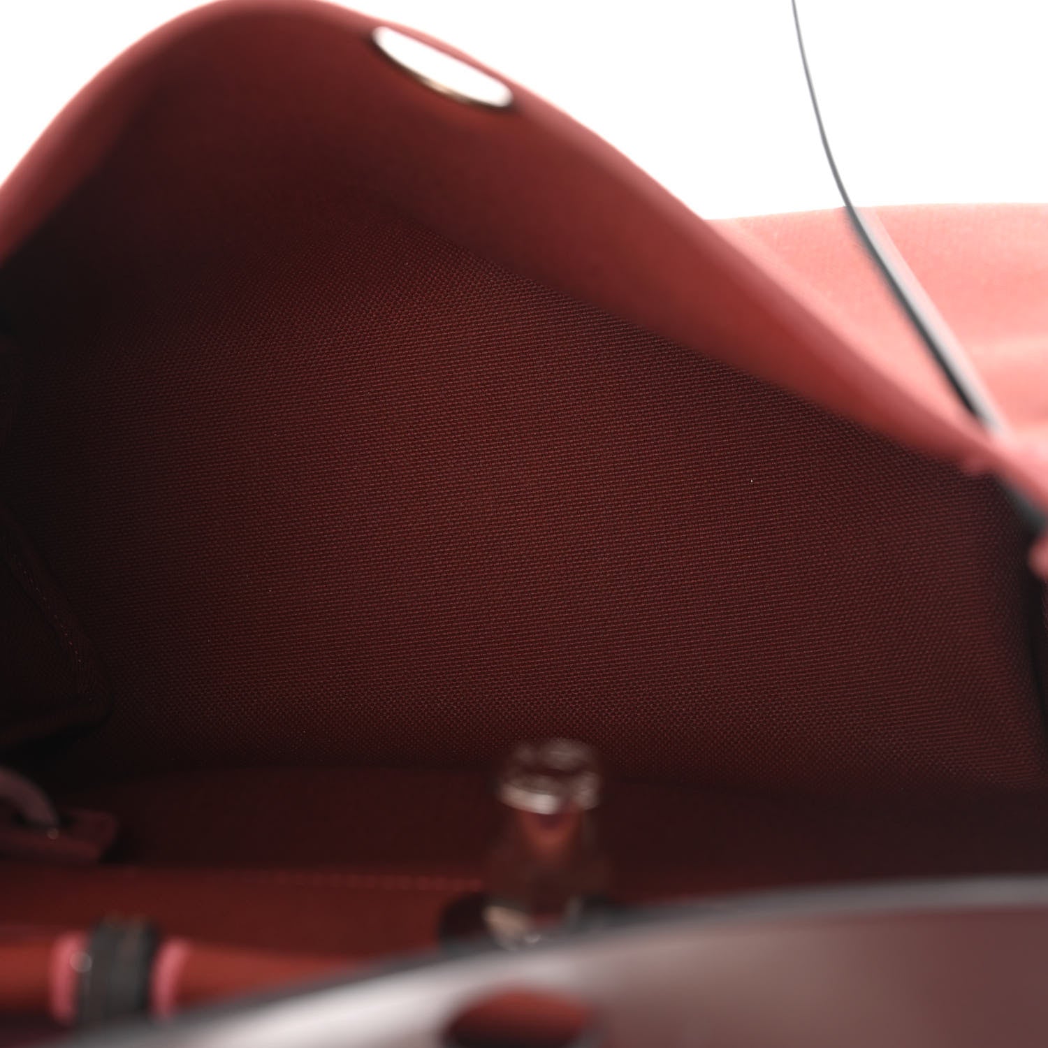 Hermes Military Toile Vache Hunter Tri-Color Herbag Zip Retourne 31 PM Rouge H Ebene Black 6 of 11