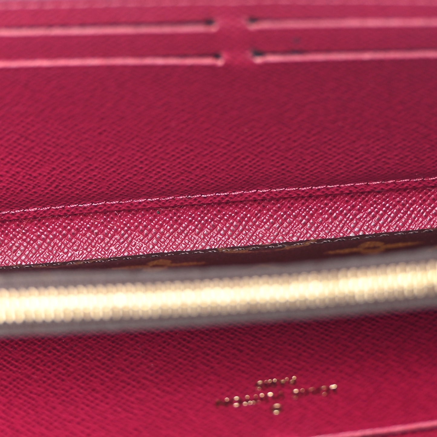 Monogram Clemence Wallet Fuchsia
