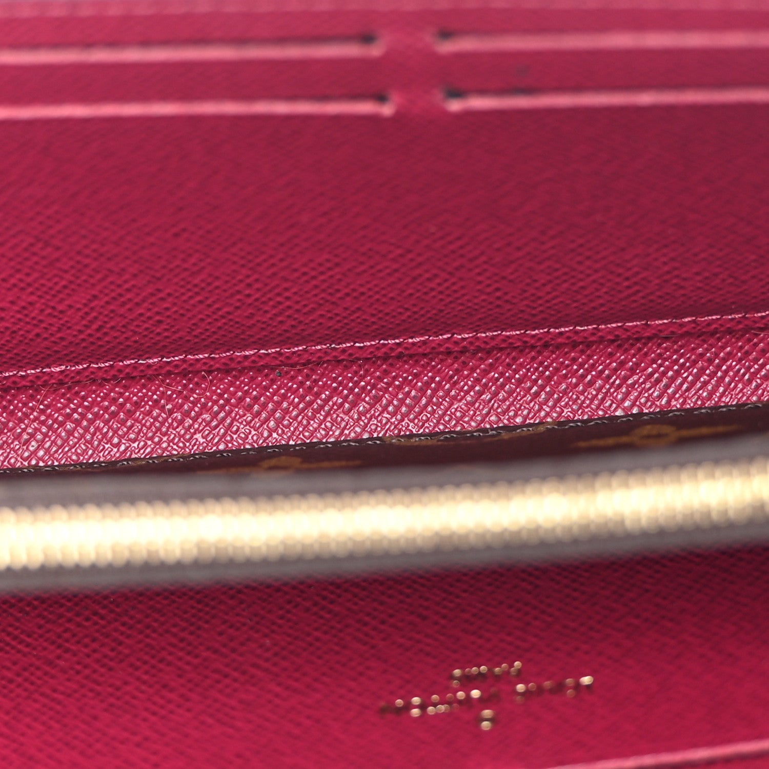 Louis Vuitton Monogram Clemence Wallet Fuchsia 5 of 6