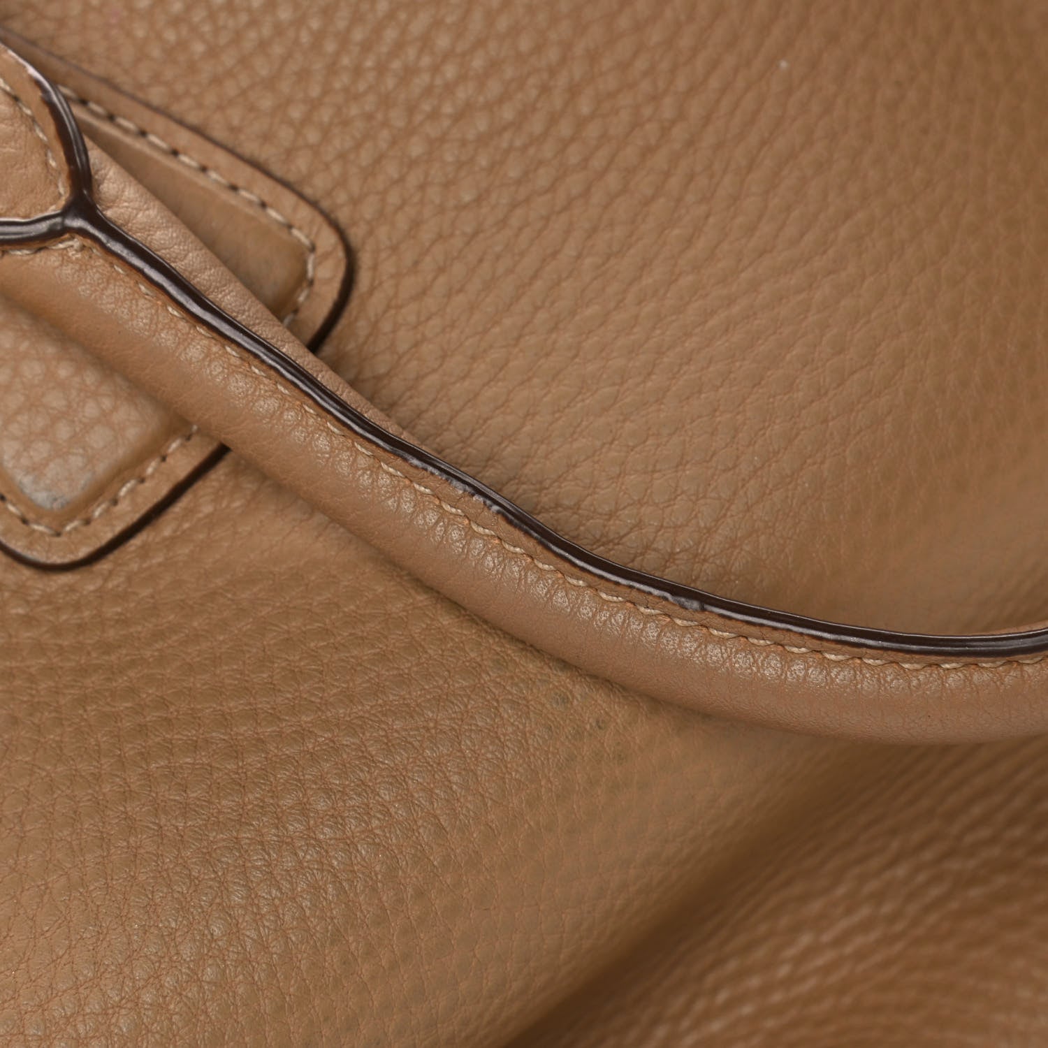 Prada Vitello Daino Large Double Zip Tote Sughero 15 of 17