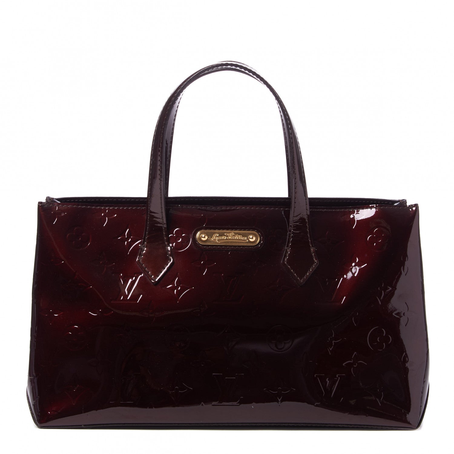 Louis Vuitton Vernis Wilshire PM Amarante 1 of 8