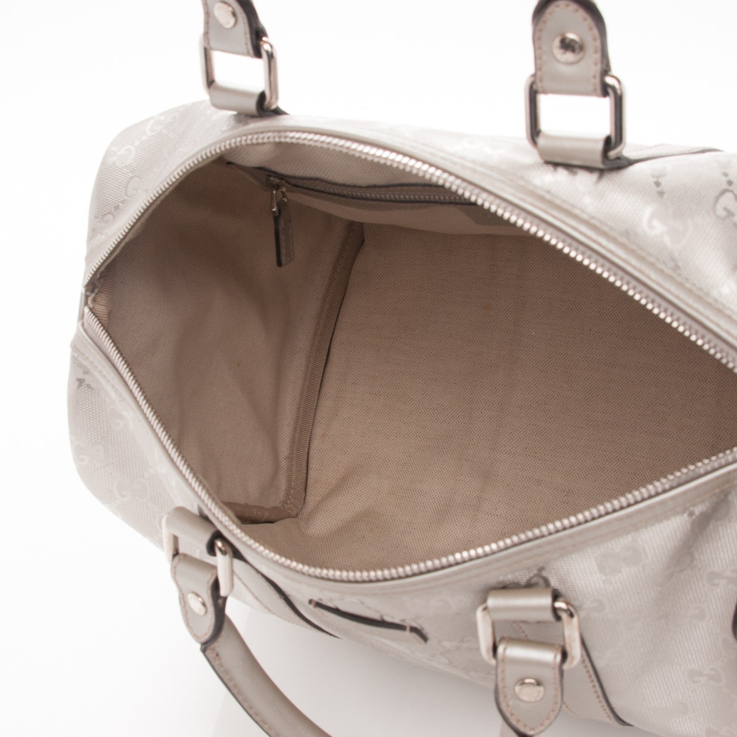 Gucci Imprime Monogram Medium Joy Boston Silver 6 of 8