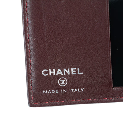 Chanel Lambskin Quilted CC Card Holder Wallet Black 6 of 7