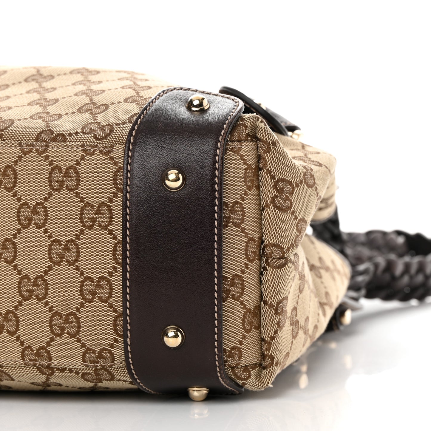 Monogram Small Pelham Shoulder Bag Dark Brown