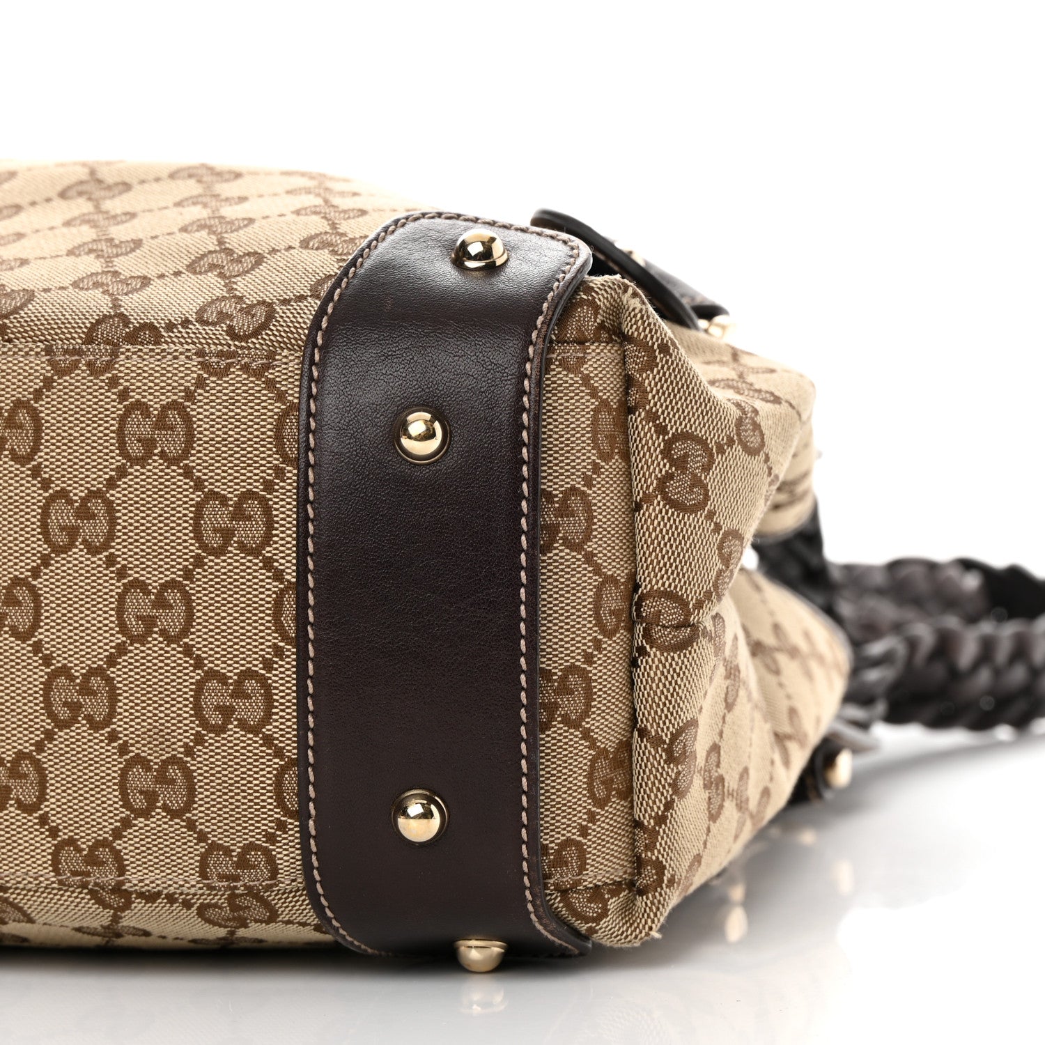 Gucci Monogram Small Pelham Shoulder Bag Dark Brown 10 of 14