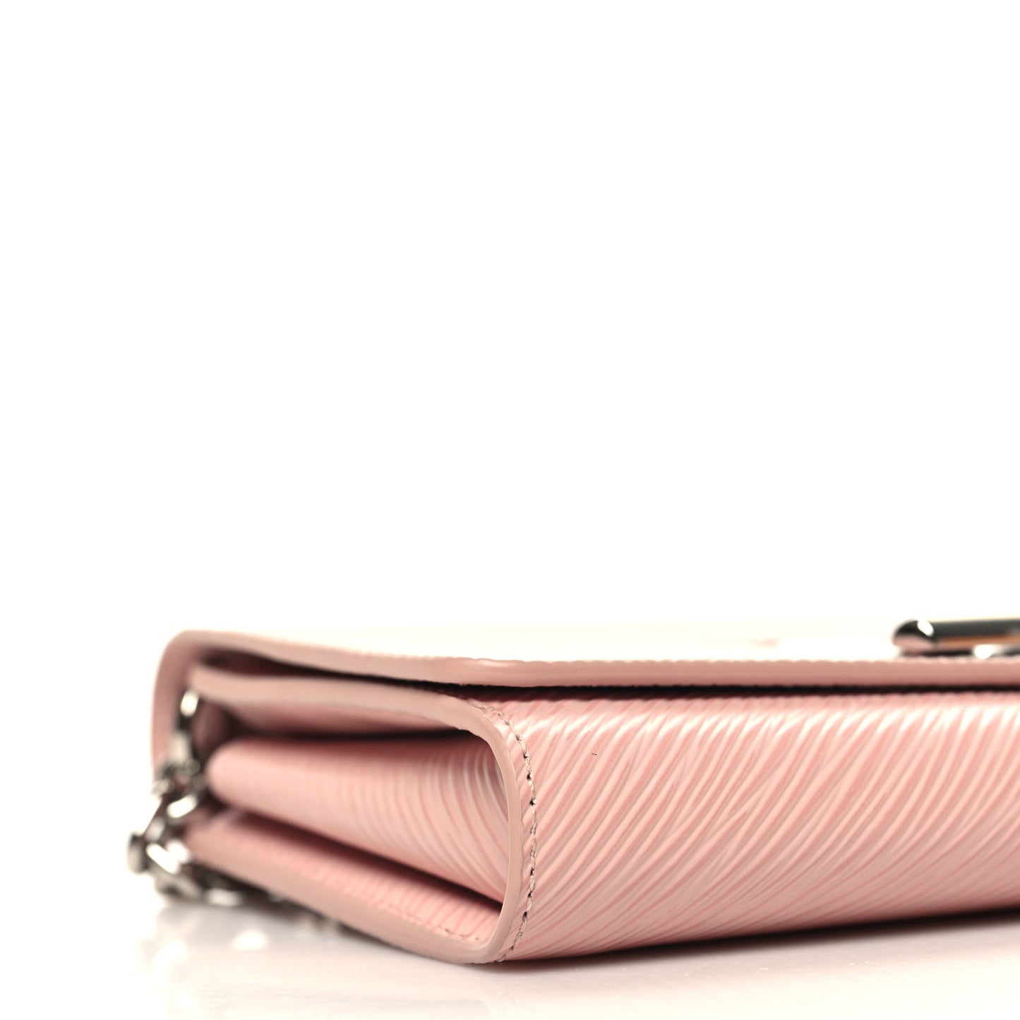Epi Twist Chain Wallet Rose Ballerine