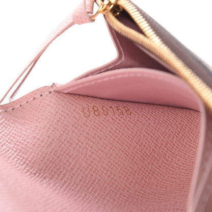 Louis Vuitton Damier Ebene Rosalie Coin Purse Rose Ballerine 7 of 8