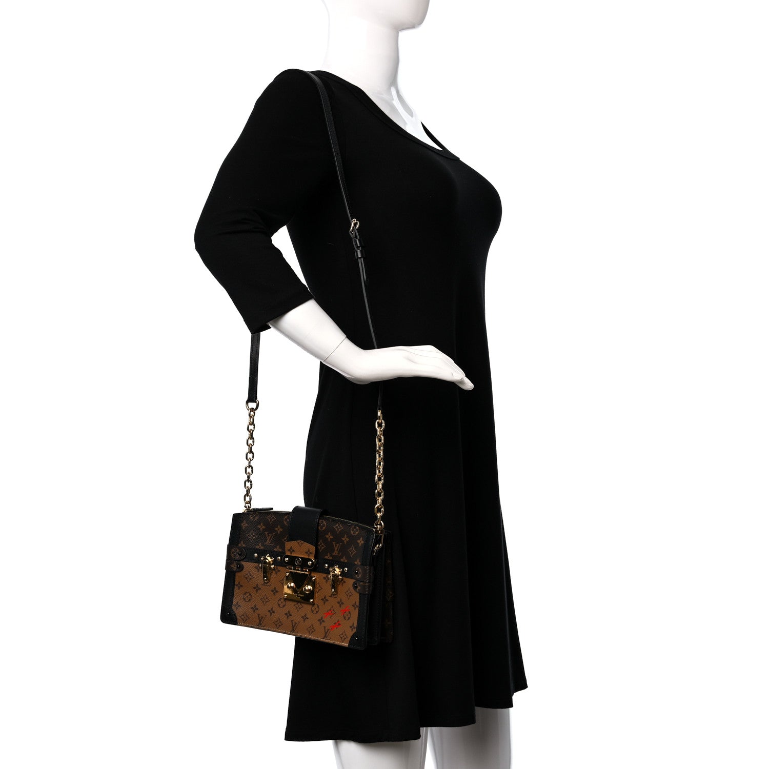 Louis Vuitton Reverse Monogram Trunk Clutch 2 of 10