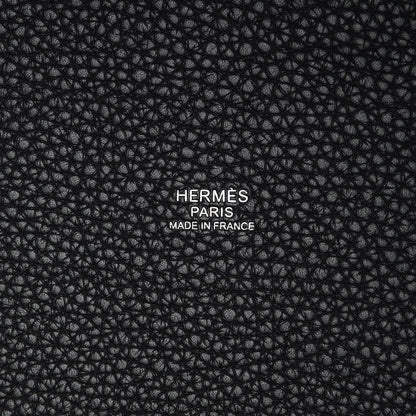 Hermes Taurillon Clemence Picotin Lock 18 MM Black 6 of 9