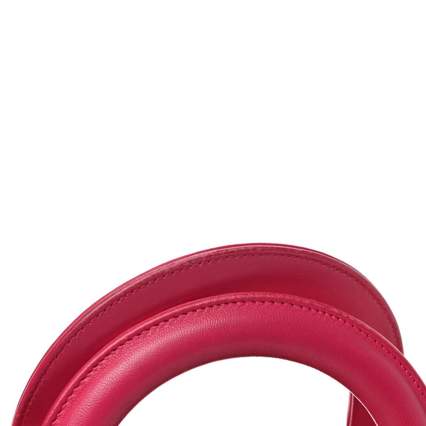 Lambskin Cannage Medium Bi-Color Lady Dior Orange Fuchsia