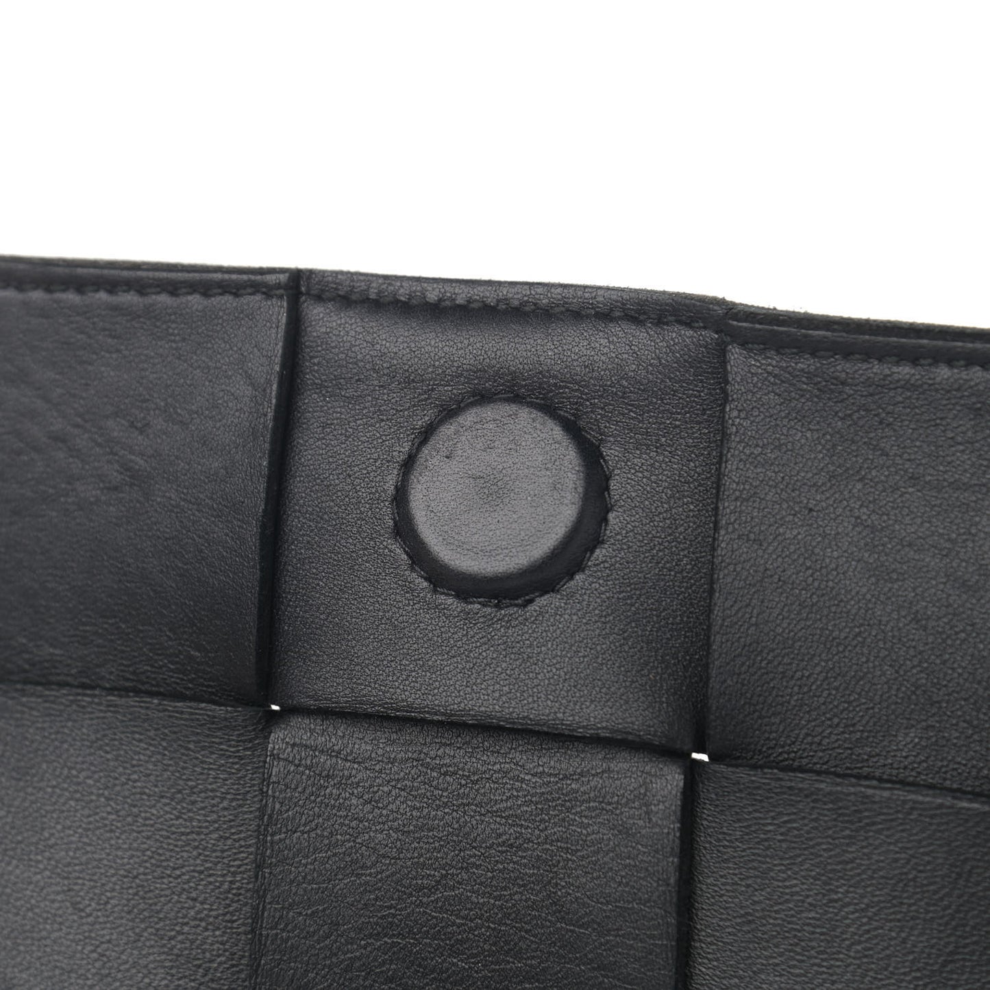 Nappa Maxi Intreccio Cassette Bag Black