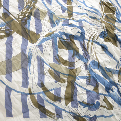 Hermes Cotton Silk Coaching Scarf Shawl 140 Blanc Cigare 1 of 10