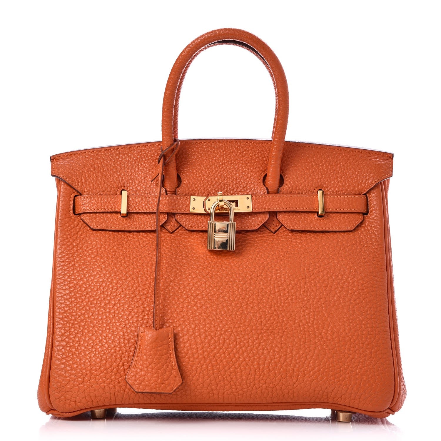 Hermes Togo Birkin 25 Orange 1 of 33
