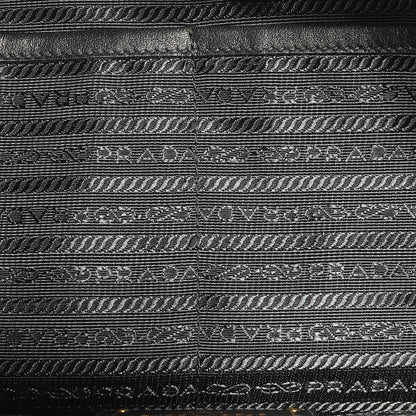 Prada Soft Calf Chain Tote Nero Black 9 of 9