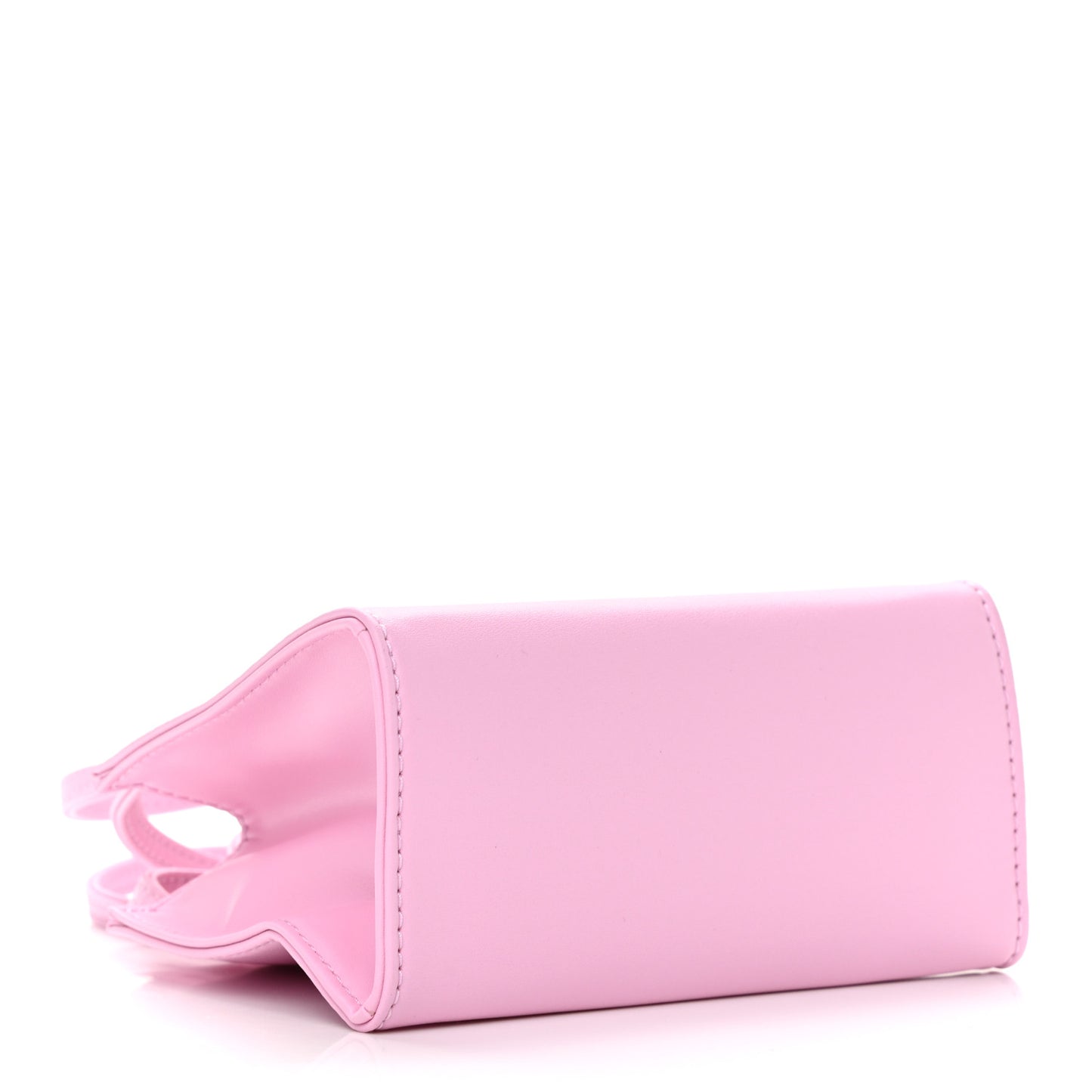 Vegan Leather Small Shopping Bag Bubblegum