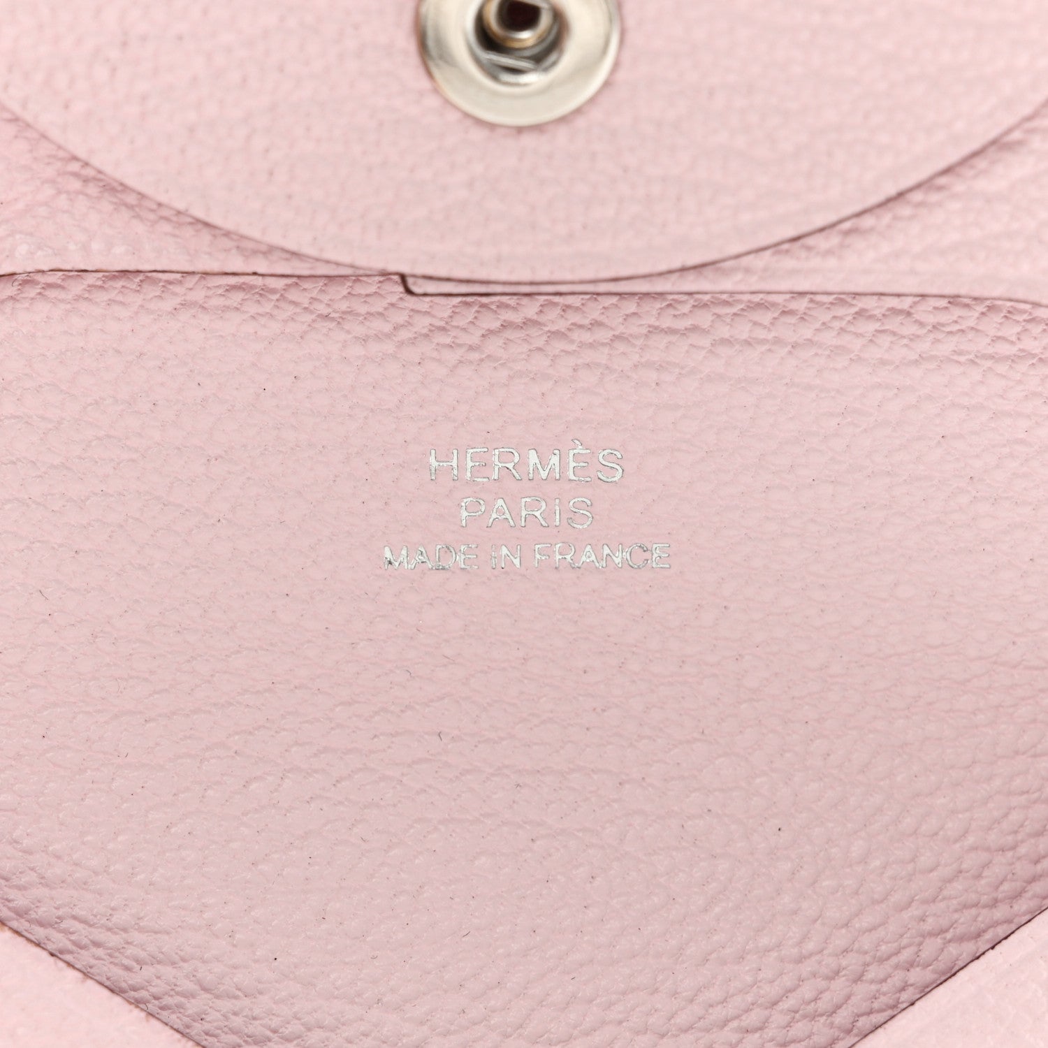 Hermes Chevre Mysore Bastia Coin Purse Rose Darling 6 of 8