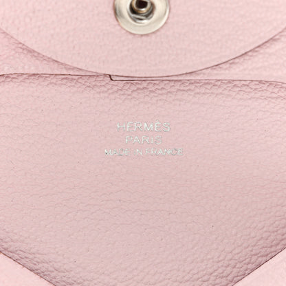 Hermes Chevre Mysore Bastia Coin Purse Rose Darling 6 of 8