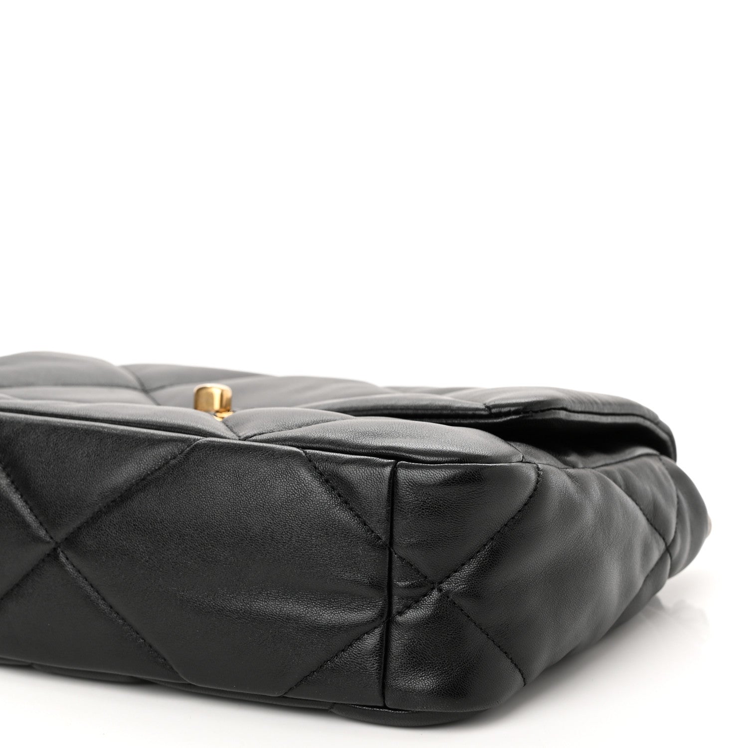 Chanel Lambskin Quilted Medium Chanel 19 Flap Black 10 of 11