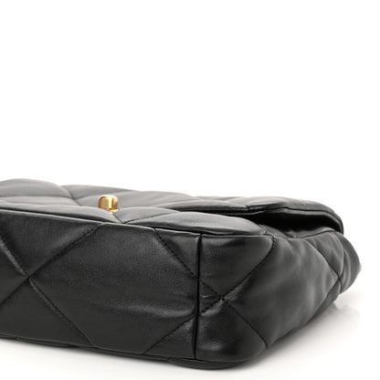 Chanel Lambskin Quilted Medium Chanel 19 Flap Black 10 of 11