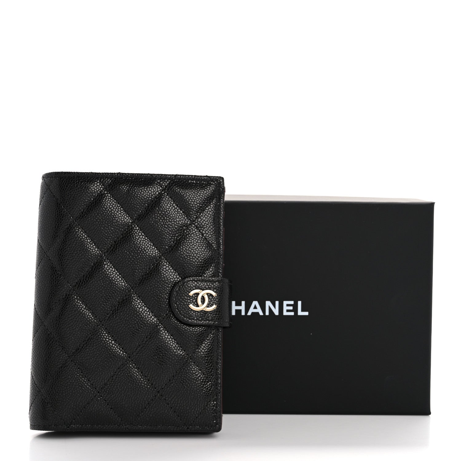 Chanel Caviar Quilted Passport Holder Black 10 of 10