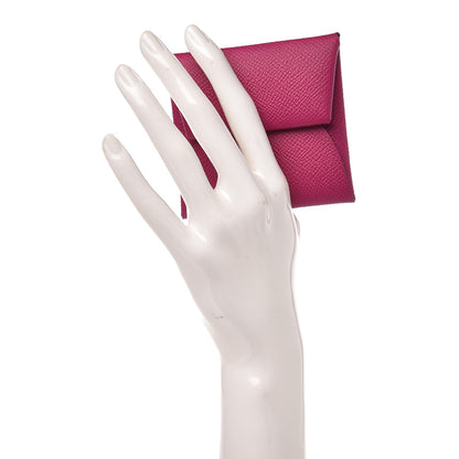 Hermes Epsom Bastia Coin Purse Rose Pourpre 2 of 8
