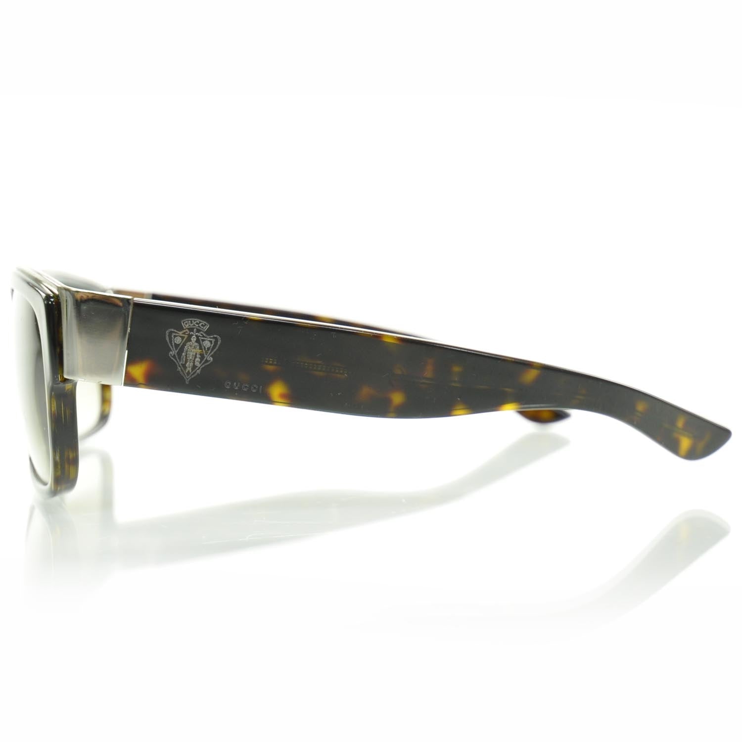 Gucci Tortoise Shell Crest Sunglasses 1594 S 5 of 7