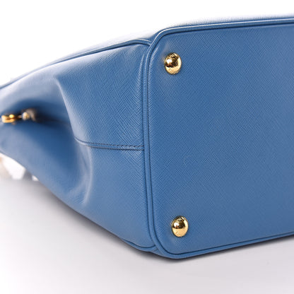 Prada Saffiano Medium Galleria Double Zip Tote Cobalto 12 of 14