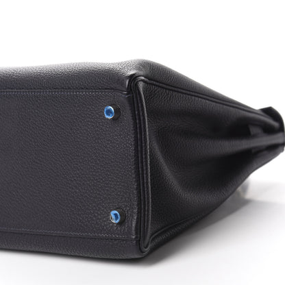 Hermes Togo Kelly Retourne 35 Bleu Nuit 8 of 11