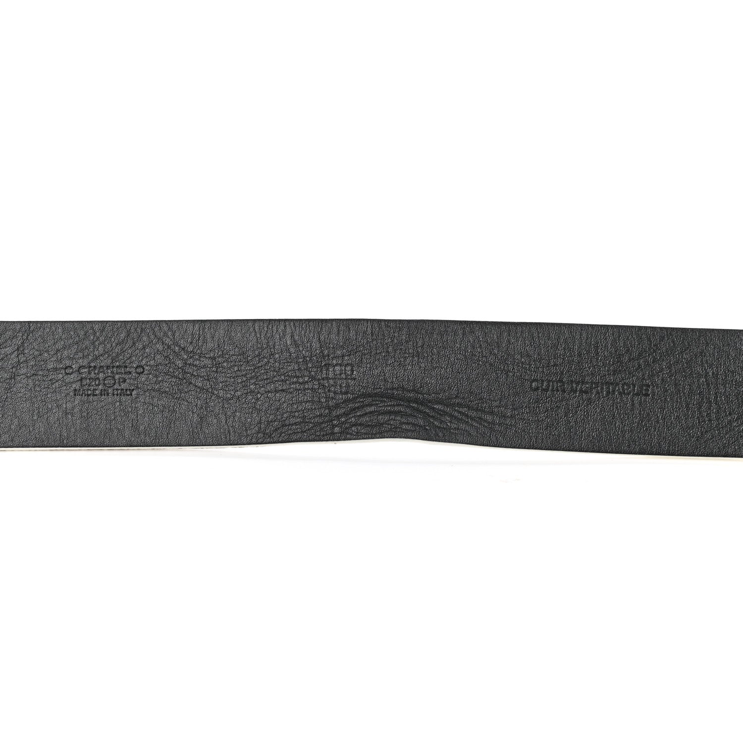 Chanel Calfskin CC Reversible Belt 100 40 White Black 5 of 8