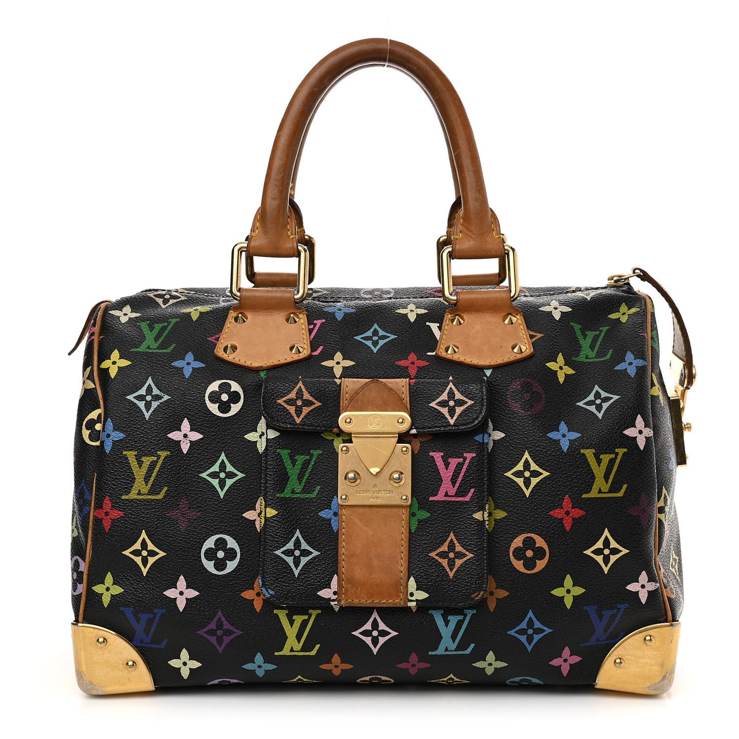 Monogram Multicolor Speedy 30 Black